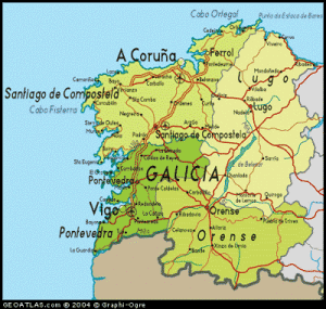 Galicia mapa